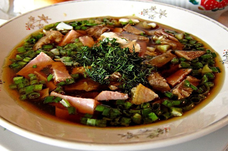 Окрошка мясная